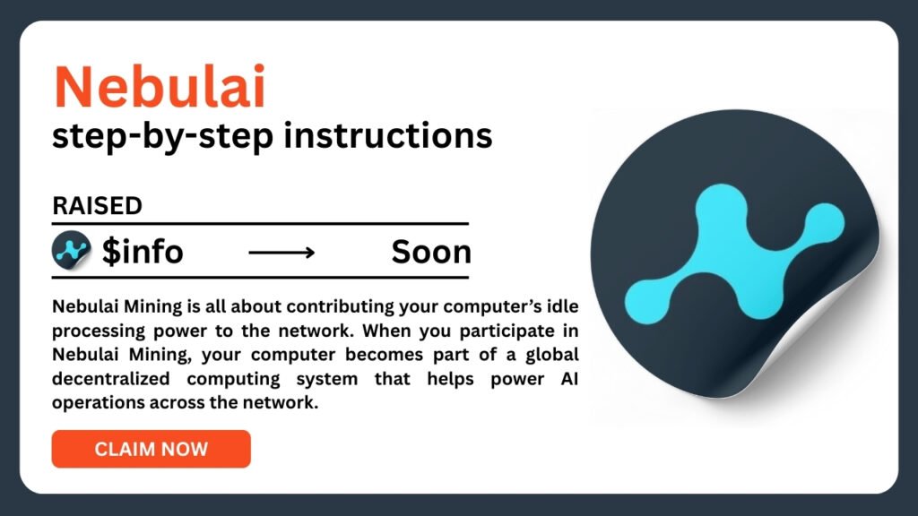 Nebulai Network Mining Airdrop - Earn Free $NEB Tokens 1 Nebulai Network