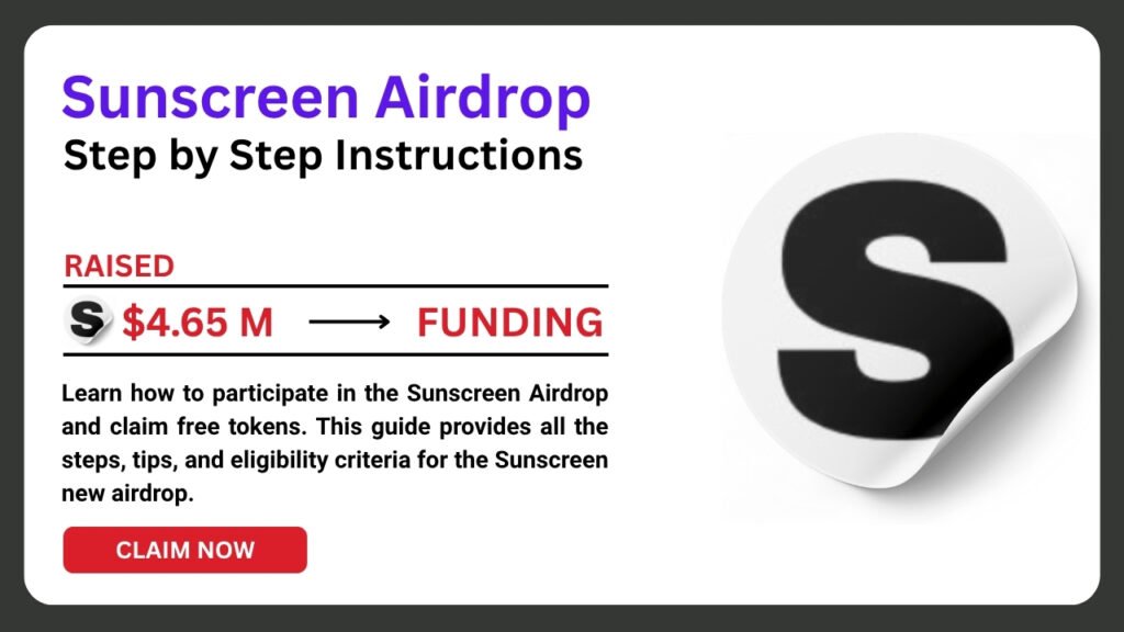 Sunscreen Airdrop