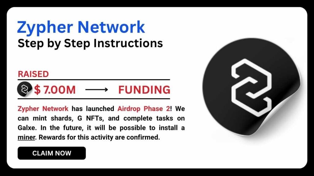 Zypher Network Airdrop