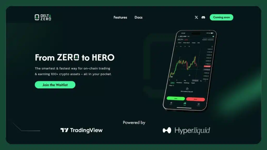 DeltaZero Waitlist Earn Free Crypto