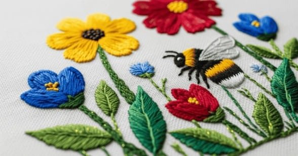 Why Customized Embroidery Digitizing Solutions Are Changing Modern Stitching 3 Finished embroidery sample showing clean stitches and vibrant thread colors.