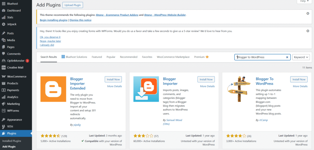 CreatorStack Sections