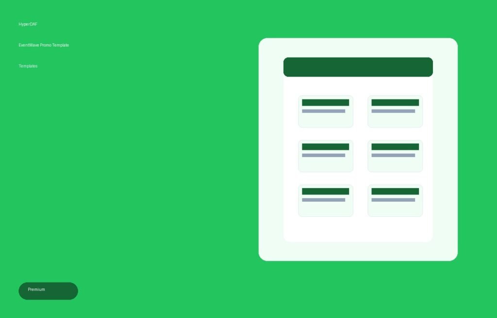 EventWave Promo Template