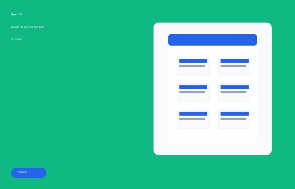 LaunchPad Landing Template