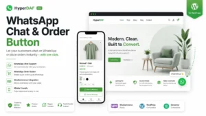 HyperDAF WhatsApp Chat & Order Button for WordPress & WooCommerce
