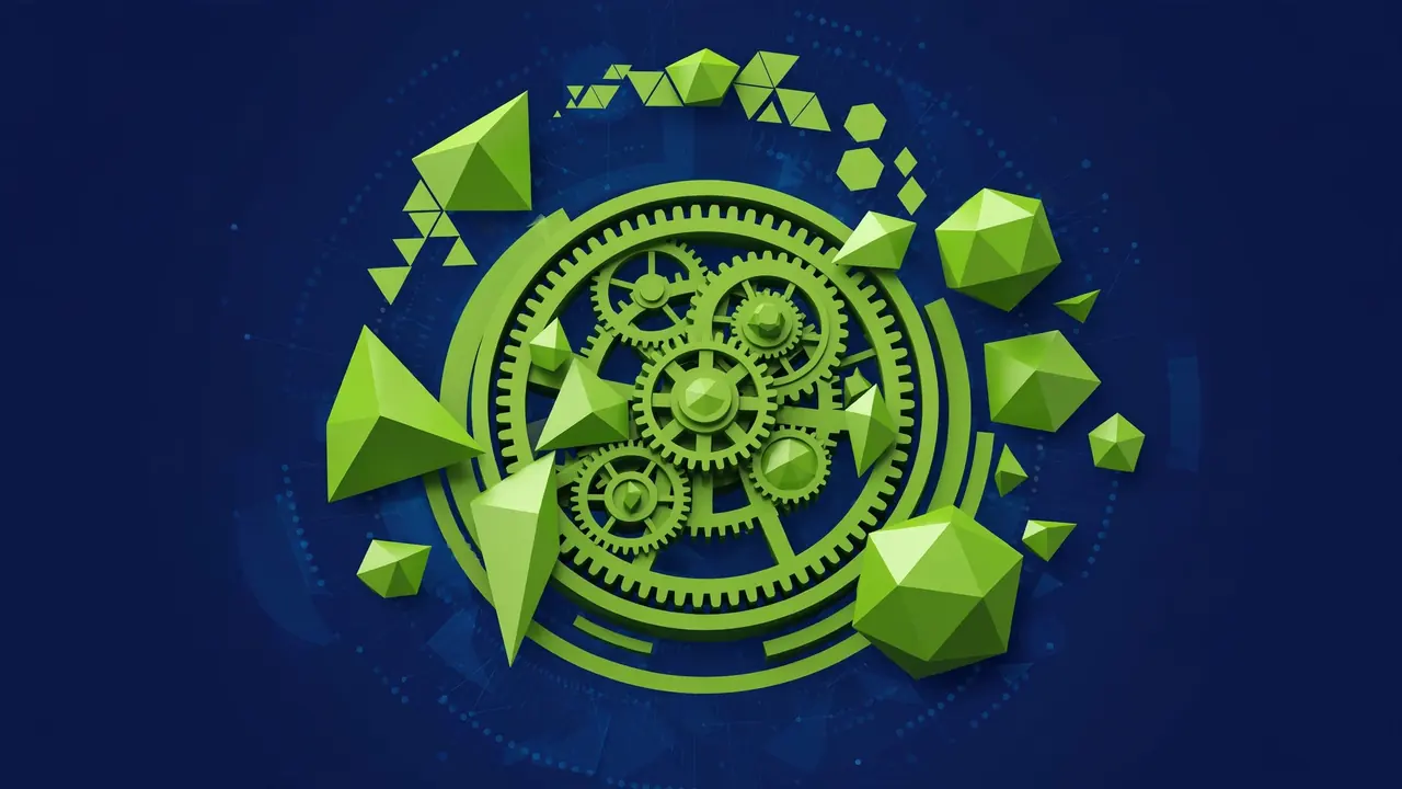 Abstract illustration of a security shield protecting website plugins during updates