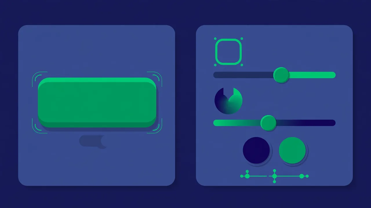 WordPress custom CSS: styled pill-shaped buttons on a sample webpage